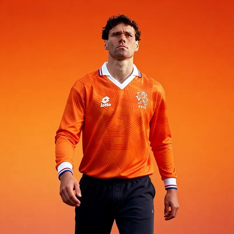 Camisa Holanda 1992/94 Home - Retrô - Manga Longa