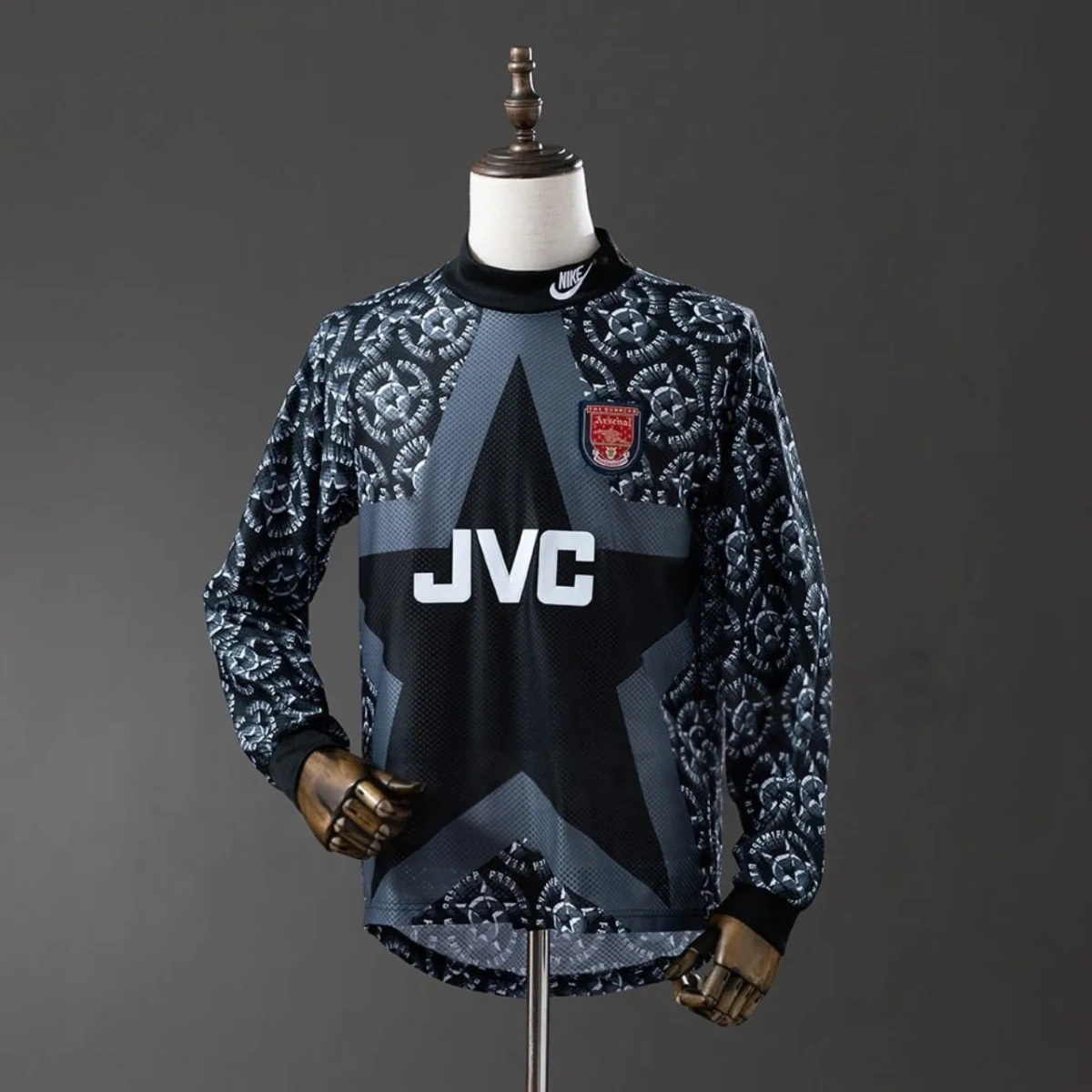 Camisa Arsenal 1994/95 - Retrô - Goleiro - Manga Longa
