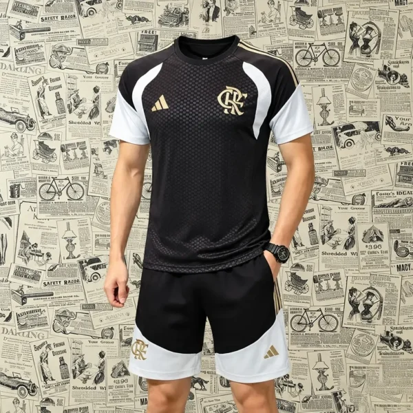 Flamengo 2026 Training Kit (Black/Gold)