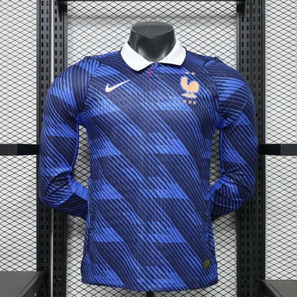 Camisa França 2026 Home - Versão Jogador - Manga Longa