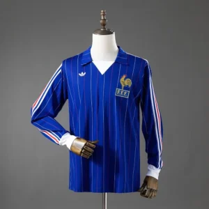 Camisa França 1980/82 Home - Retrô - Manga Longa