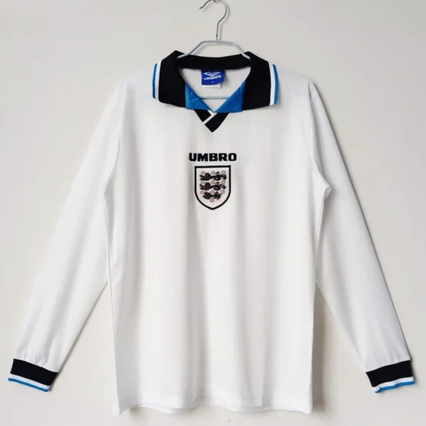 Camisa Inglaterra 1995/96 Home - Retrô - Manga Longa