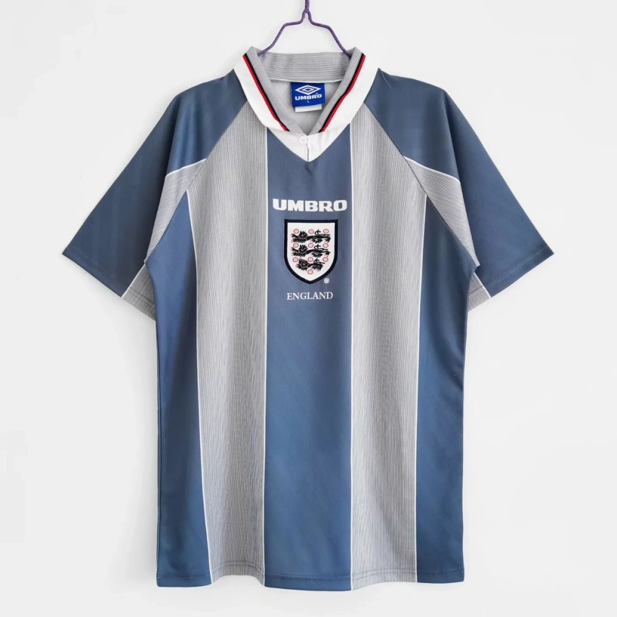 Camisa Inglaterra 1996/97 Away - Retrô