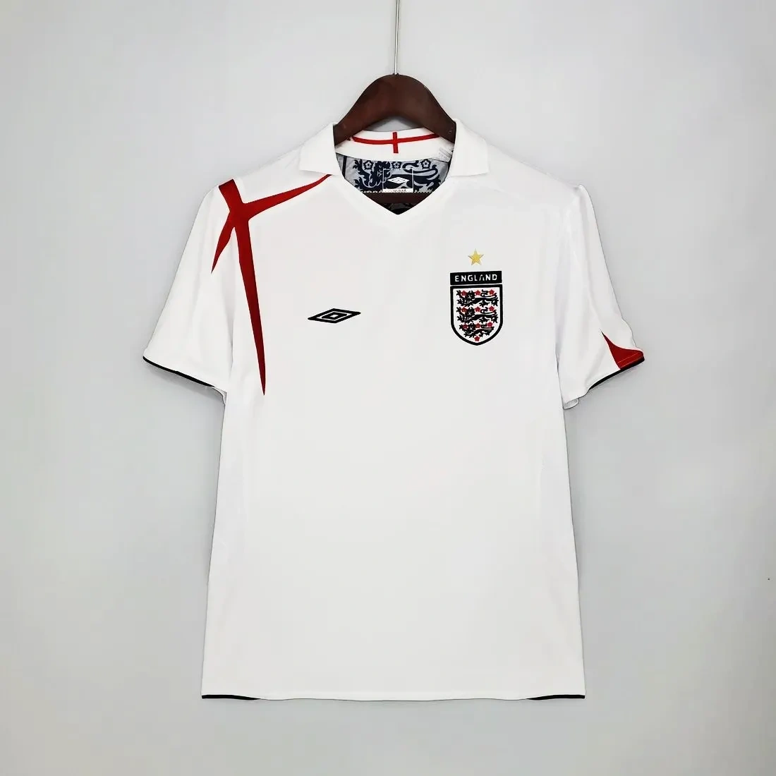 Camisa Inglaterra 2006 Home - Retrô