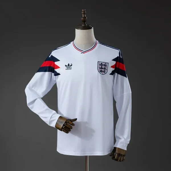 Camisa Inglaterra 2026 - Retrô - Manga Longa