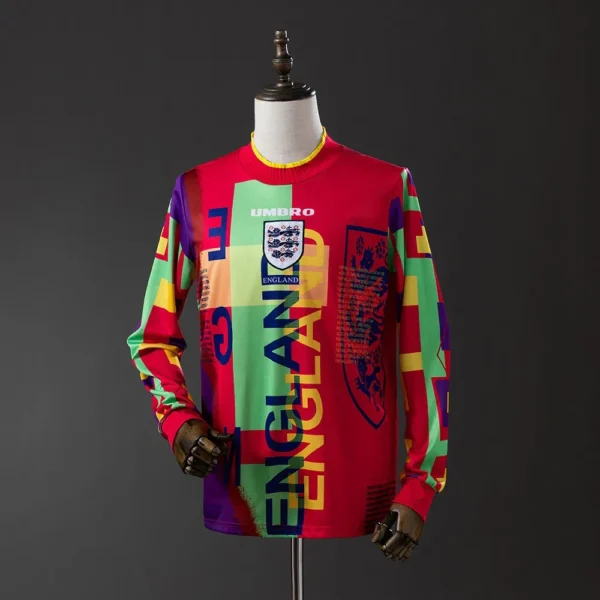 Camisa Inglaterra 1995/96 - Retrô - Goleiro - Manga Longa