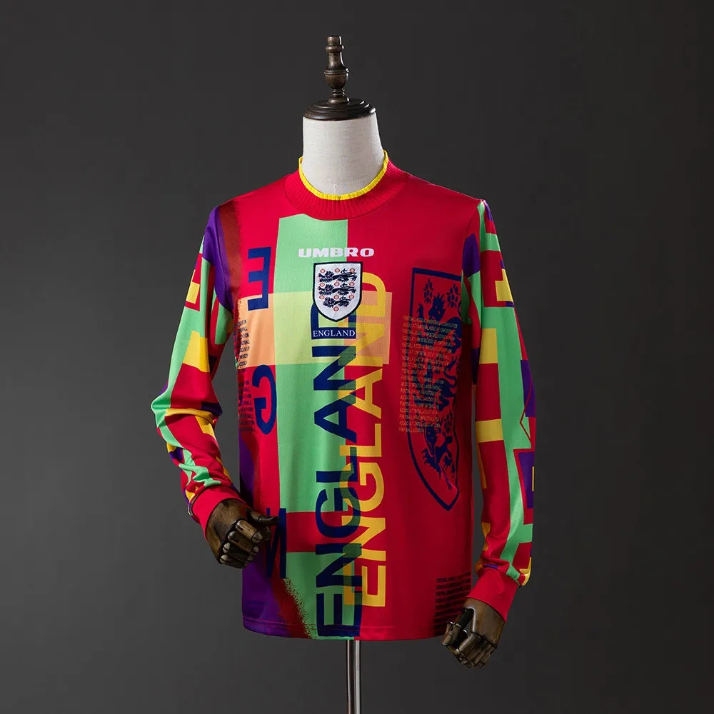 Camisa Inglaterra 1995/96 - Retrô - Goleiro - Manga Longa