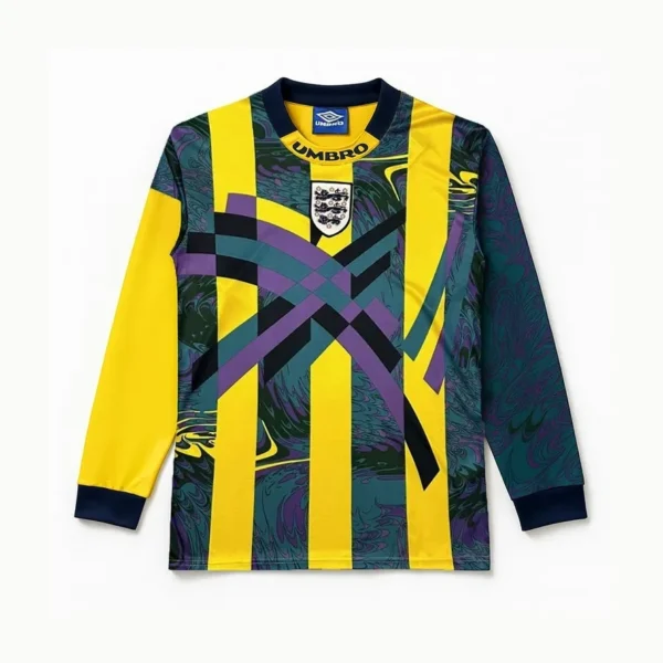Camisa Inglaterra 1995/96 - Retrô - Goleiro - Manga Longa
