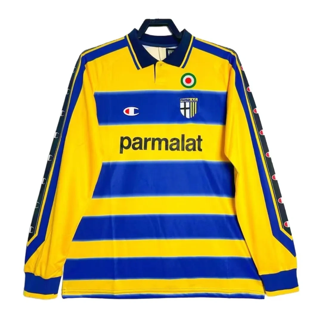 Camisa Parma 1999/00 Home - Retrô - Manga Longa