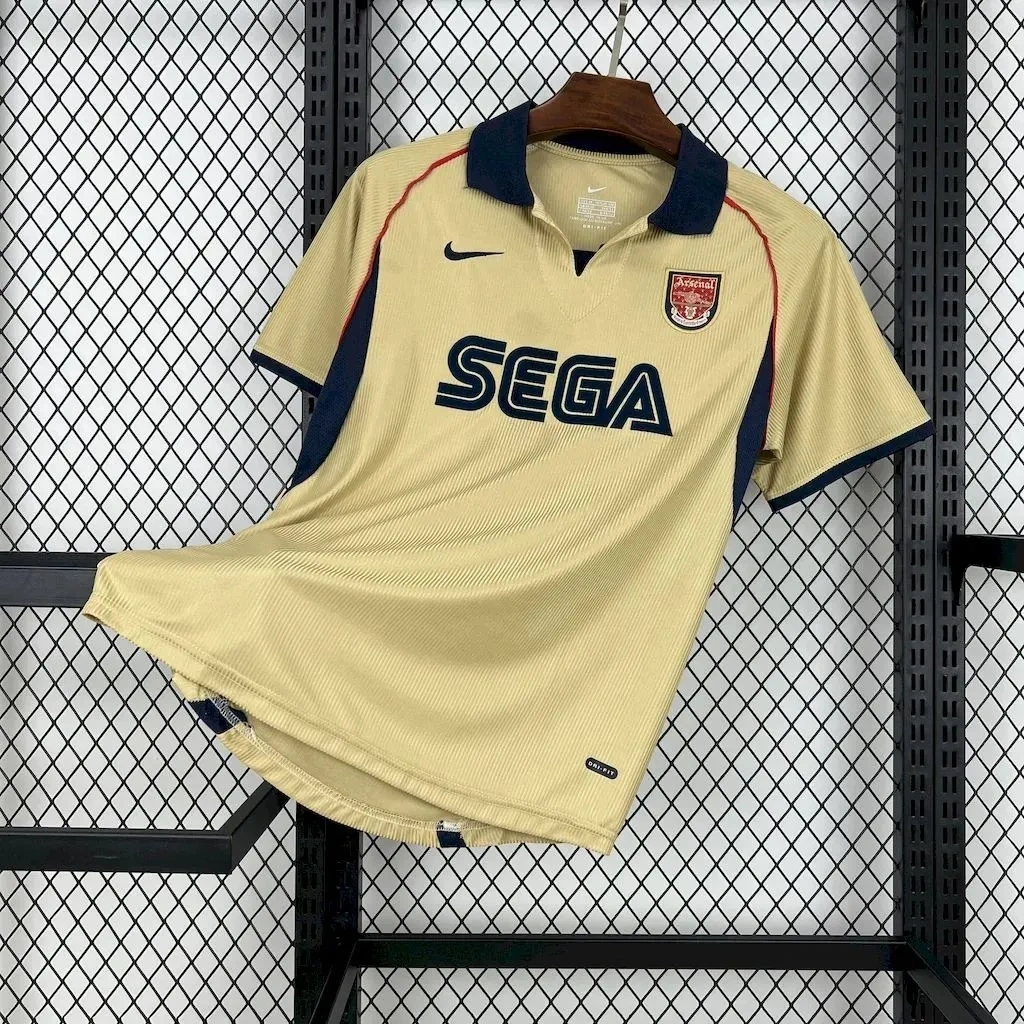 Camisa Arsenal 2001/02 Away - Retrô