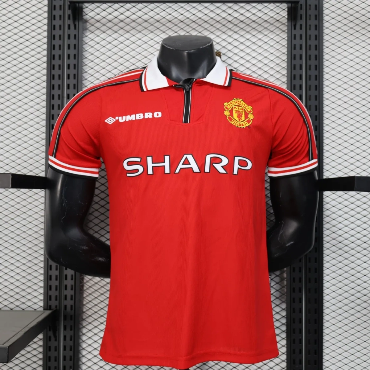 Camisa Manchester United 1998/99 Home - Retrô - Versão Jogador