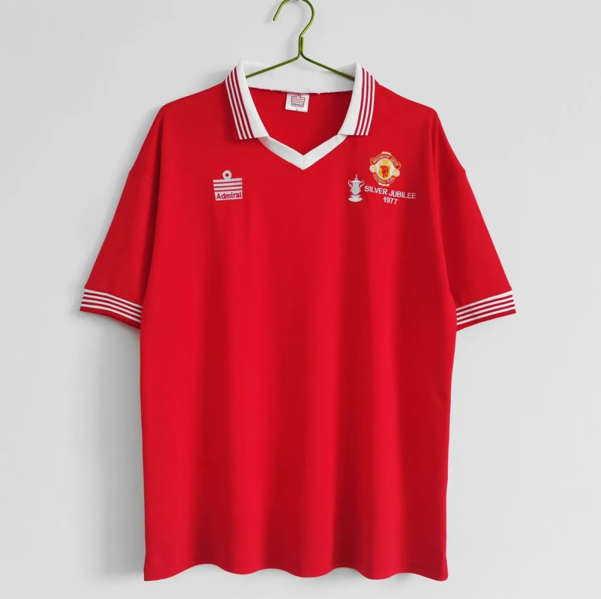 Camisa Manchester United 1977 - Retrô