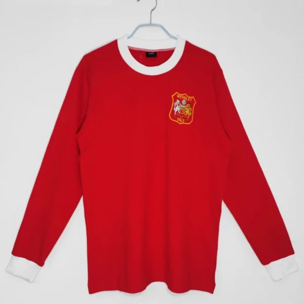 Camisa Manchester United 1963 - Retrô - Manga Longa