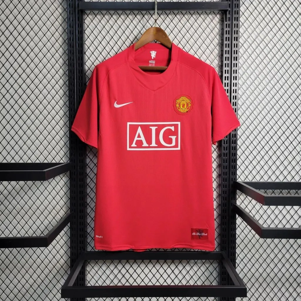 Camisa Manchester United 2007/09 Home - Retrô