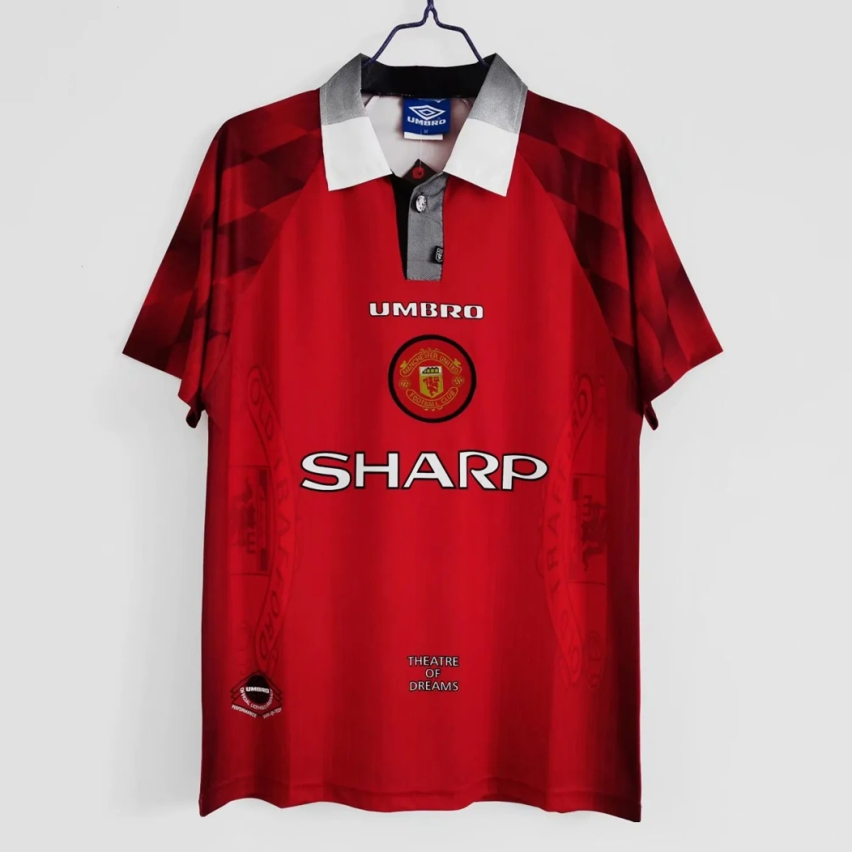 Camisa Manchester United 1996/98 Home - Retrô