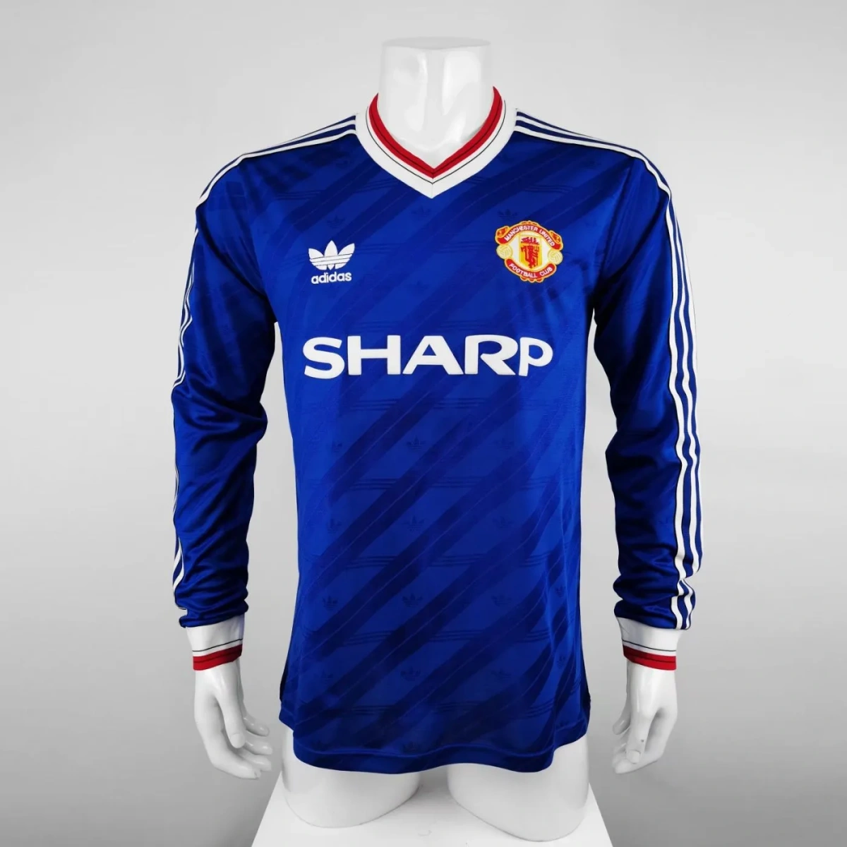 Camisa Manchester United 1986/88 Third - Retrô - Manga Longa