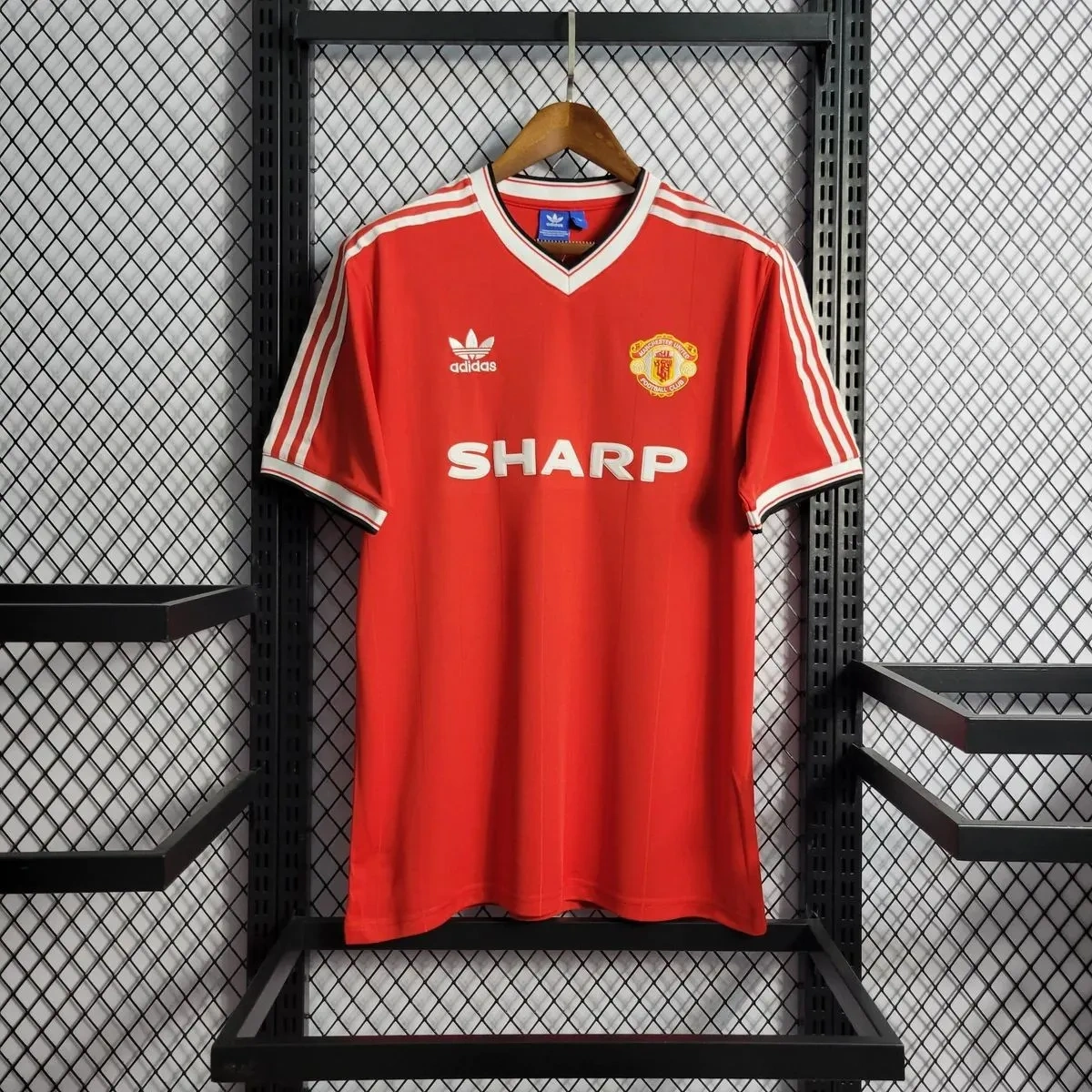 Camisa Manchester United 1982/84 Home - Retrô