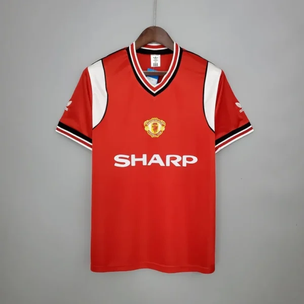 Camisa Manchester United 1984/86 Home - Retrô