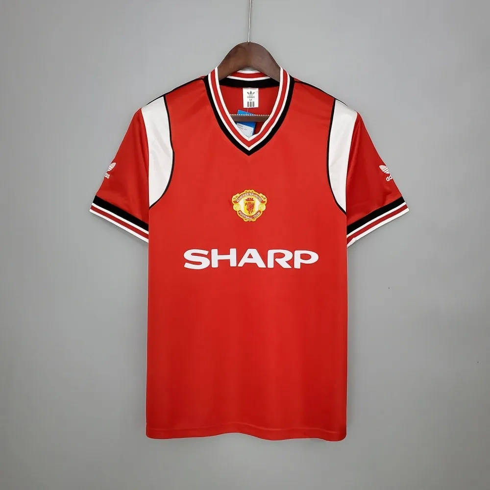 Camisa Manchester United 1984/86 Home - Retrô