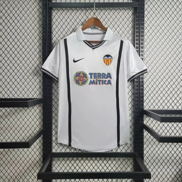 Camisa Valencia 2000/01 Home - Retrô