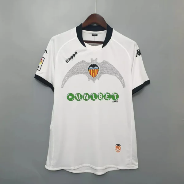 Camisa Valencia 2009/10 Home - Retrô - Aniversário de 90 Anos - 90th 90th