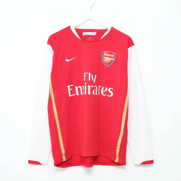 Camisa Arsenal 2006/08 Home - Retrô - Manga Longa
