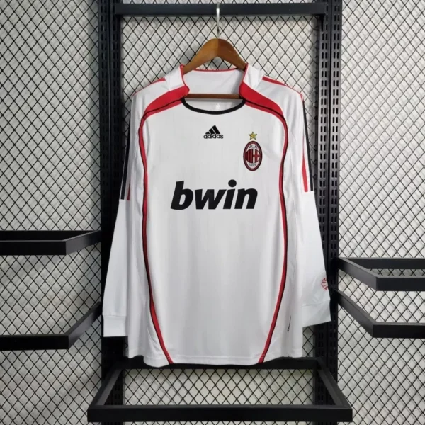 Camisa AC Milan 2006/07 Away - Retrô - Manga Longa