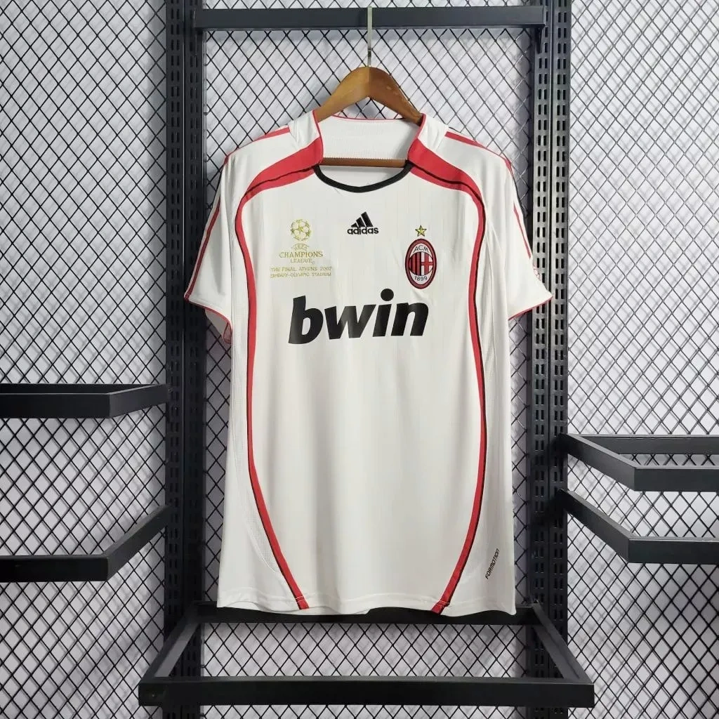 Camisa AC Milan 2007 Away - Retrô - Ucl Ucl