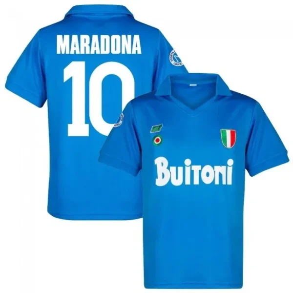 Camisa Napoli 1987/88 Home - Retrô - Maradona Maradona