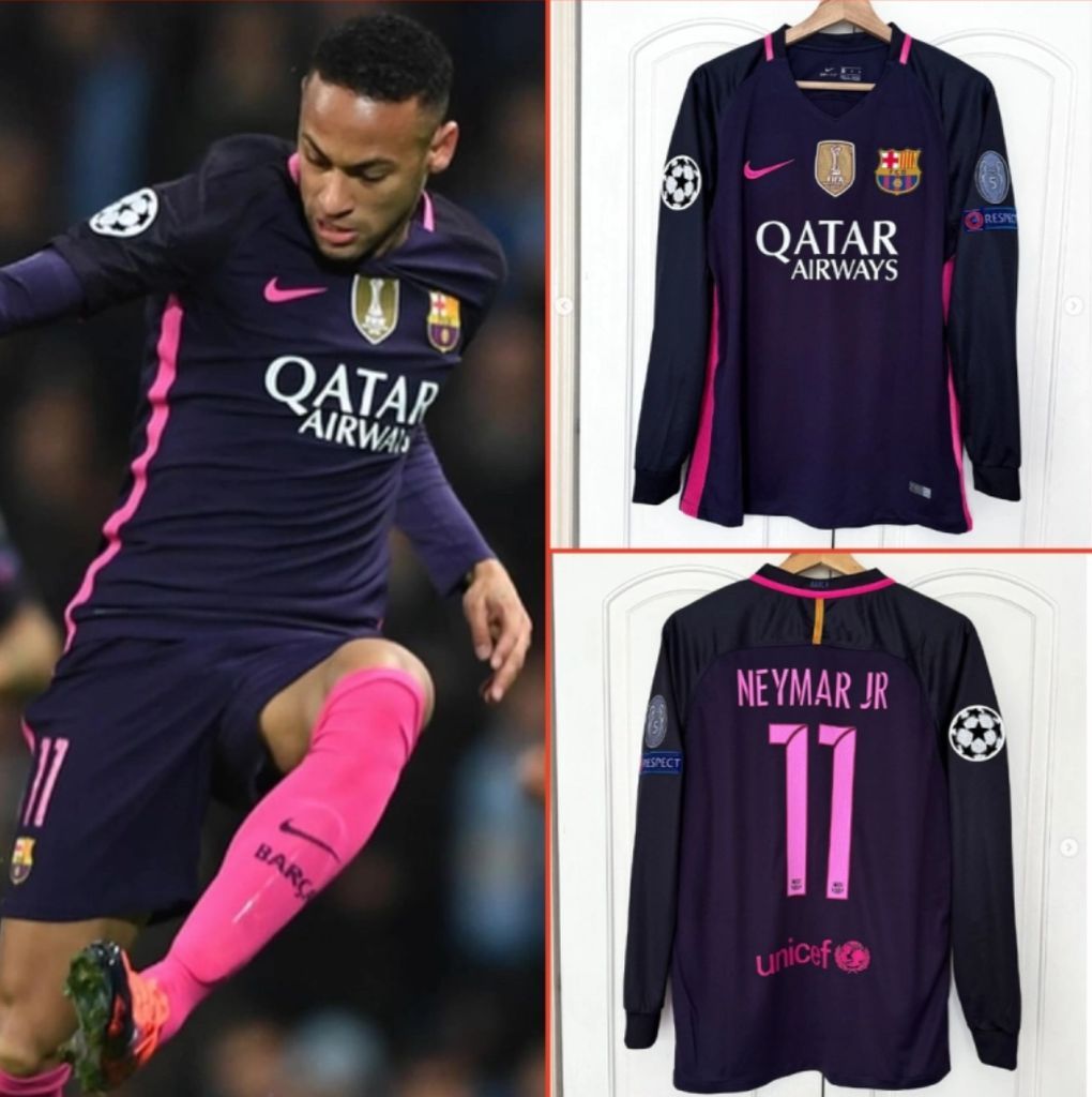 Camisa Barcelona 2016/17 Away - Retrô