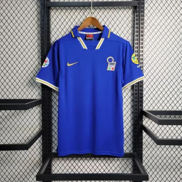 Camisa Itália 1996 Home - Retrô - Euro Euro