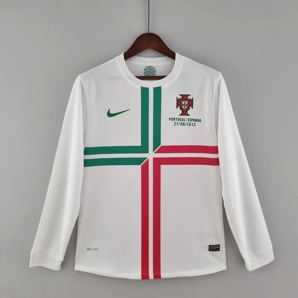 Camisa Portugal 2012 Away - Retrô - Manga Longa - Euro Euro