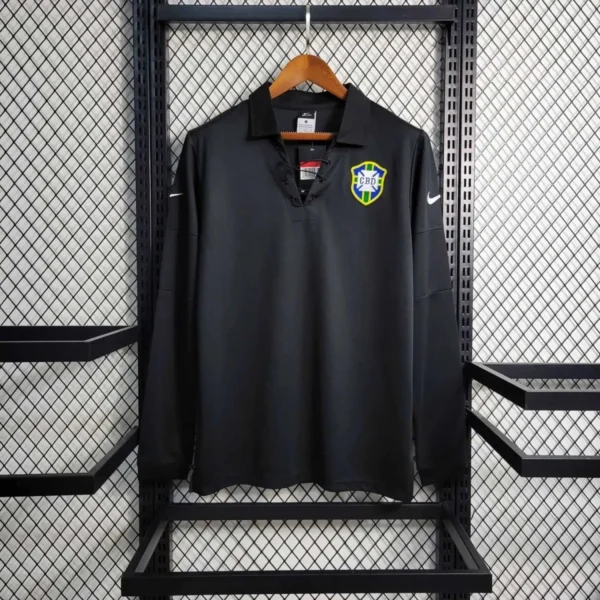 Camisa Brasil 2004 - Retrô - Manga Longa - Centenário - Edição Especial