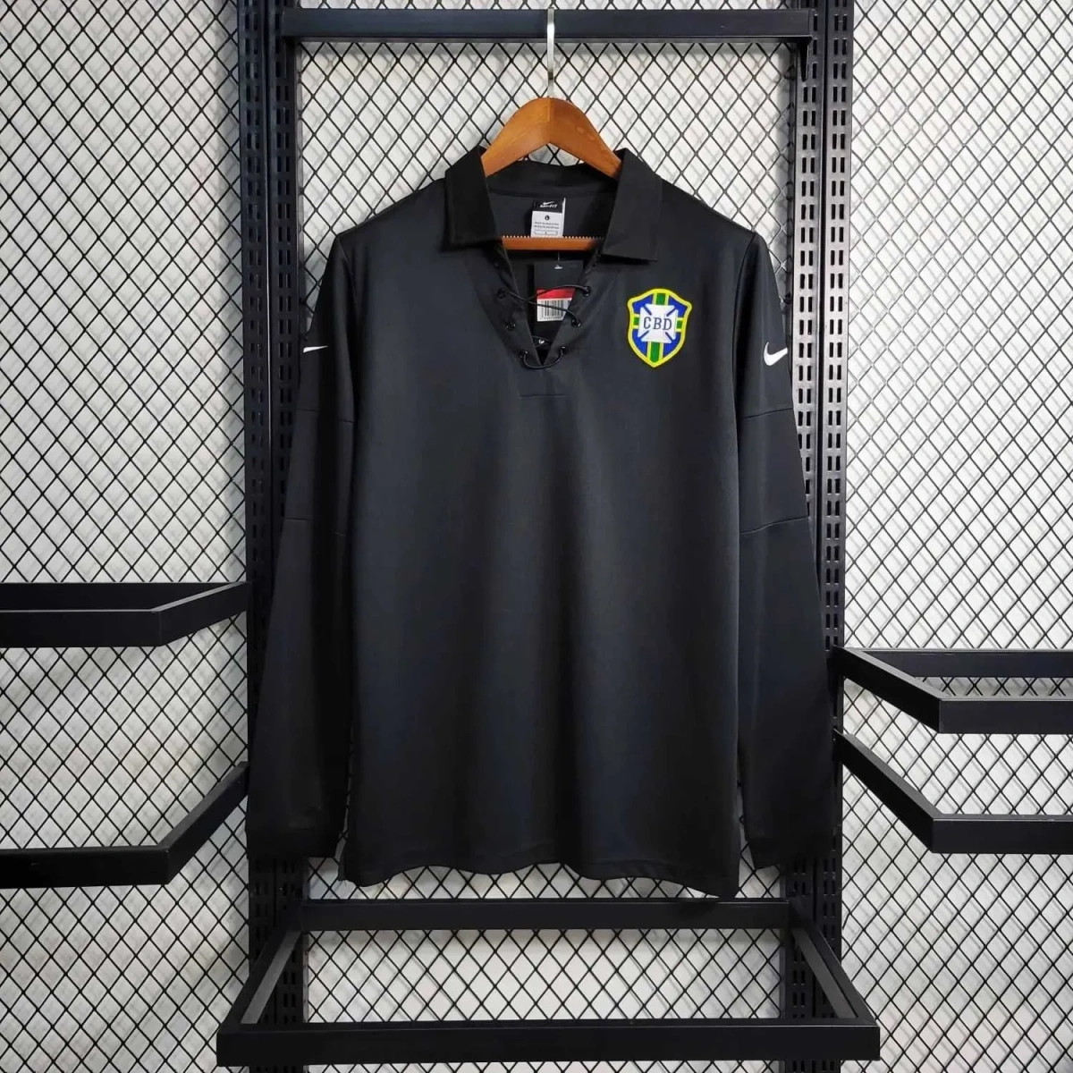 Camisa Brasil 2004 - Retrô - Manga Longa - Centenário - Edição Especial