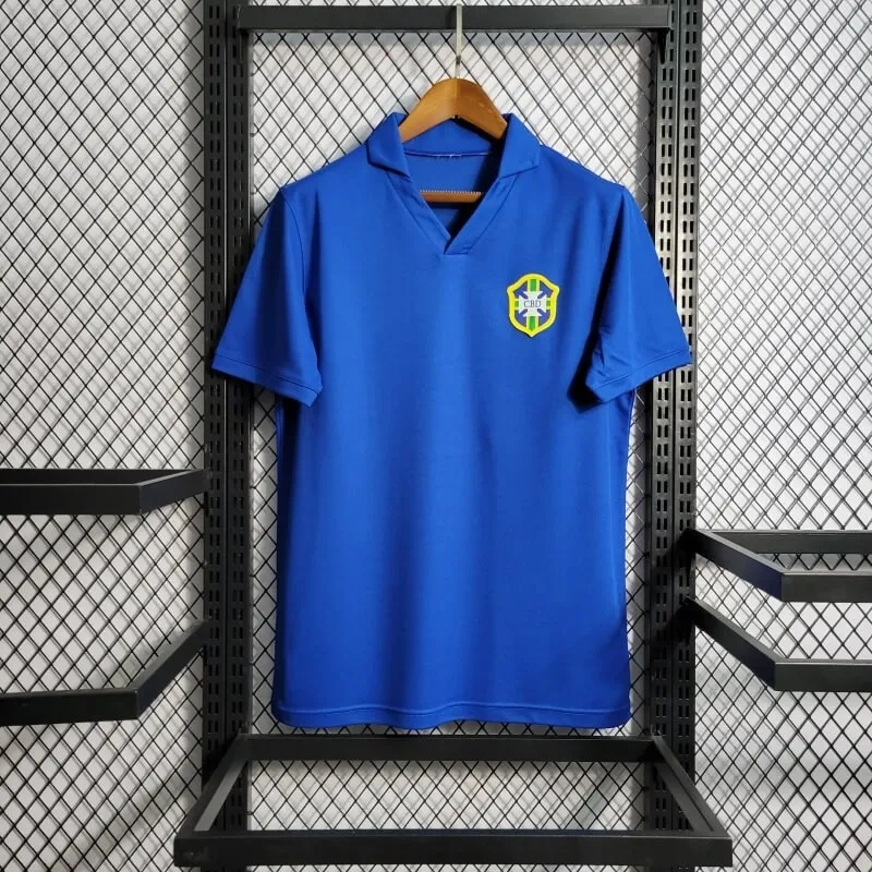 Camisa Brasil 1957 Away - Retrô