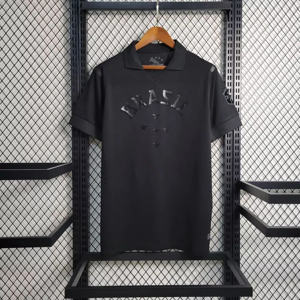 Camisa Brasil 2013/14 Third - Retrô - All Black All Black