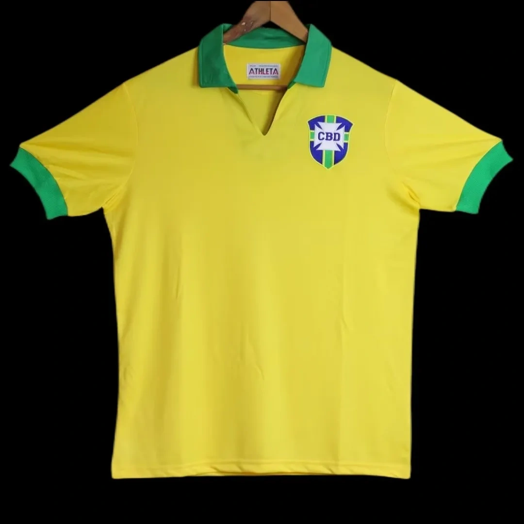 Camisa Brasil 1958 Home - Retrô - World Cup World Cup