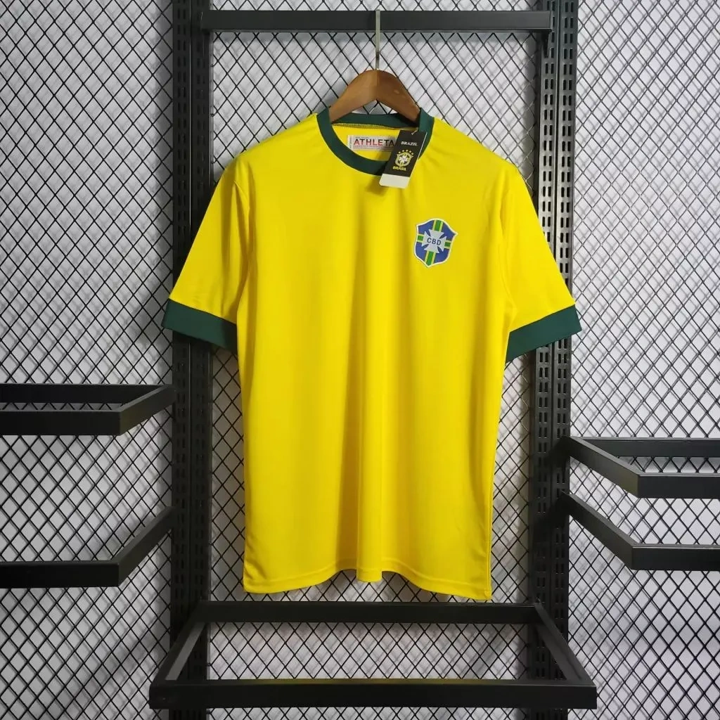 Camisa Brasil 1970 Home - Retrô - World Cup World Cup