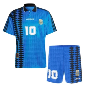 Kit Camisa + Short Argentina 1994/95 Away - Retrô