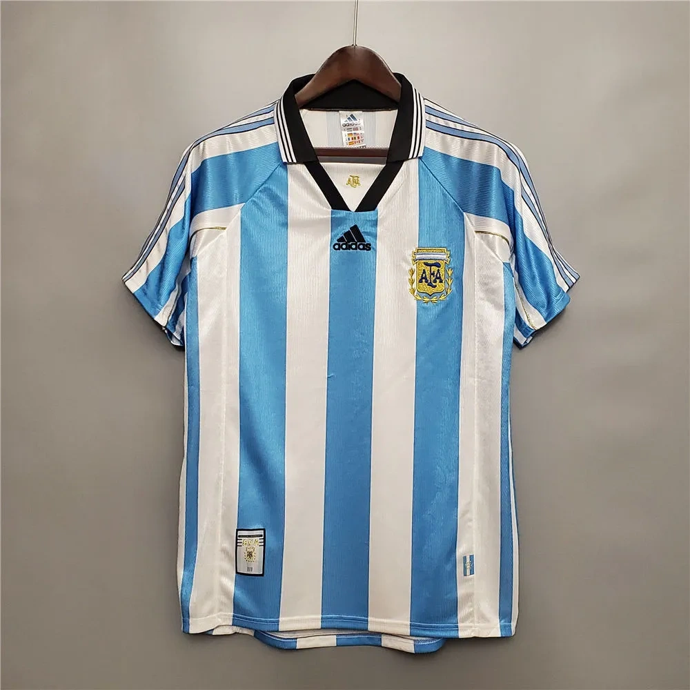 Camisa Argentina 1998 Home - Retrô - World Cup World Cup