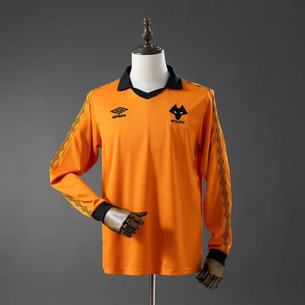 Camisa Wolverhampton 1980/81 Home - Retrô - Manga Longa
