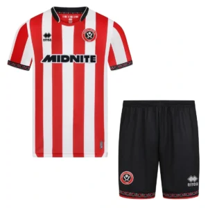 Kit Camisa + Short Sheffield United 25/26 Home