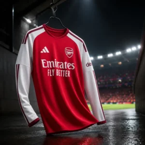 Camisa Arsenal 26/27 Home - Versão Jogador - Manga Longa