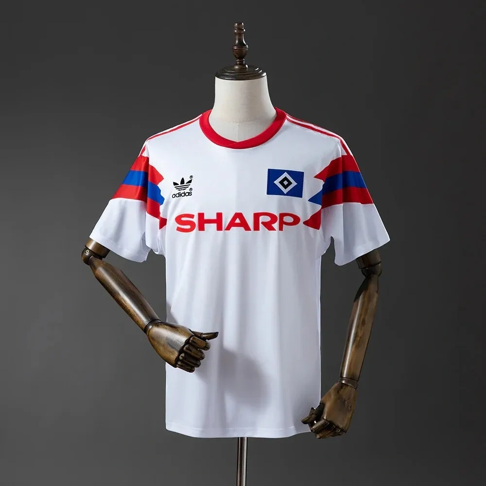 Camisa Hamburger SV 1990/91 Home - Retrô