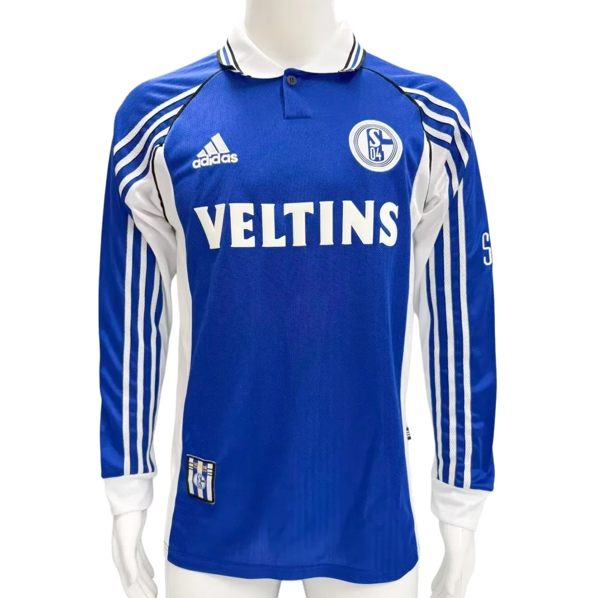 Camisa Schalke 04 1998/00 Home - Retrô - Manga Longa