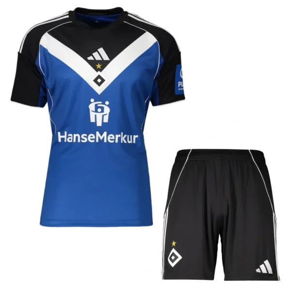 Kit Camisa + Short Hamburger SV 25/26 Away