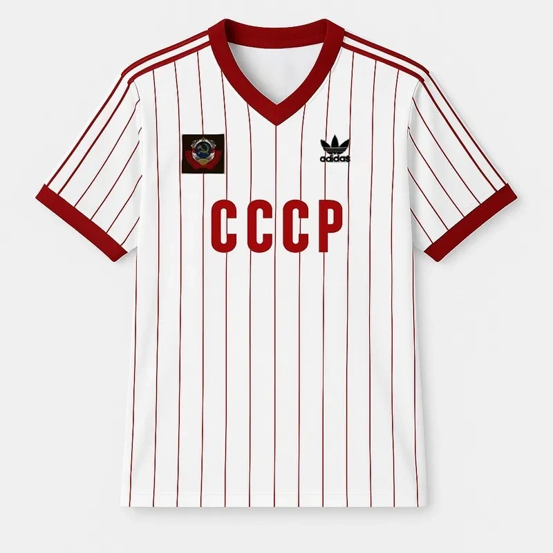 Camisa União Soviética 1982/83 Away - Retrô