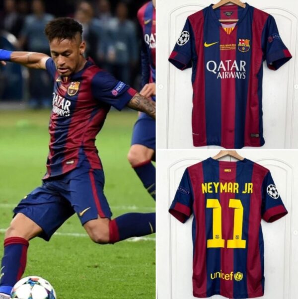 Camisa Barcelona 2014/15 Home - Retrô