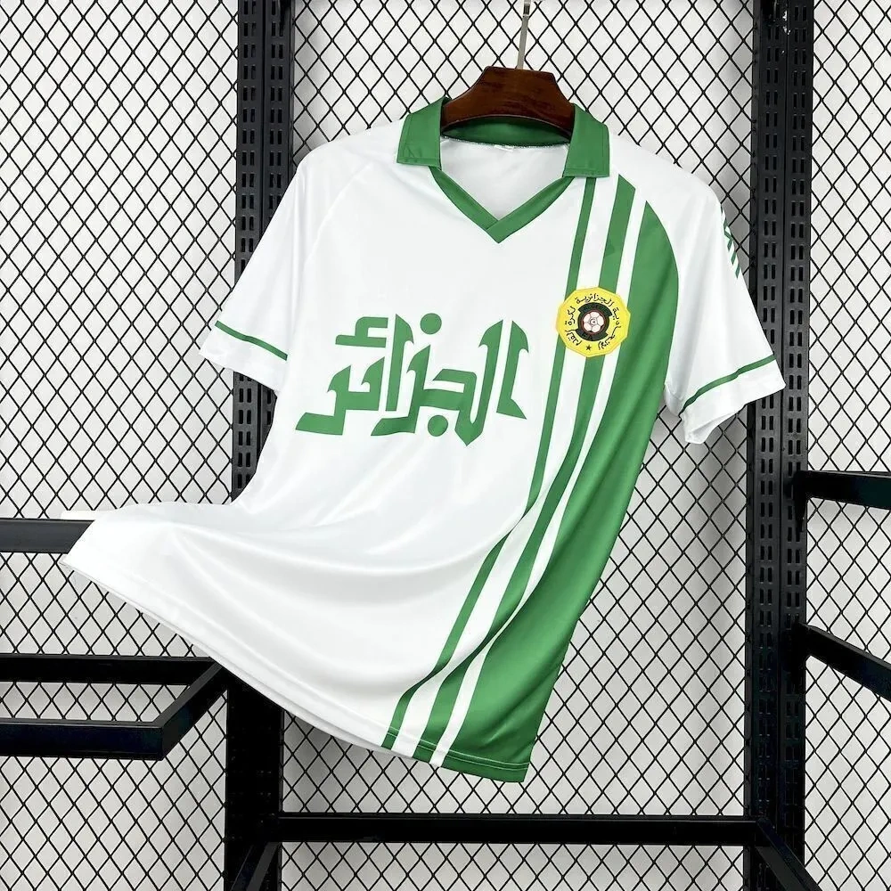 Camisa Argélia 1986 Home - Retrô