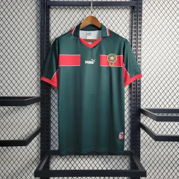 Camisa Marrocos 1998 Home - Retrô